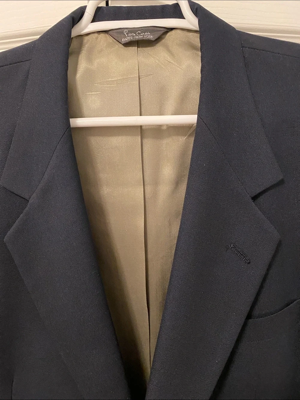 Pierre Cardin Dark Navy Two-Button Sport Coat